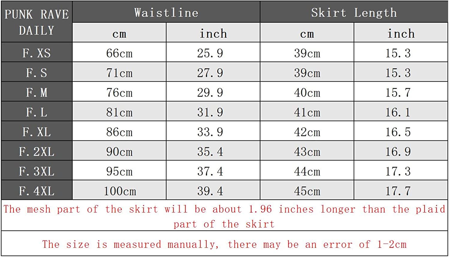 PUNK RAVE DAILY Women Gothic Skirts Women Goth Mini Plaid Skirt with Tulle Punk Dunk High Waist A-Line Party Skirt - Image 3
